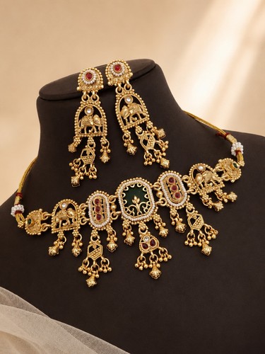 Traditional indian choker - traditional,