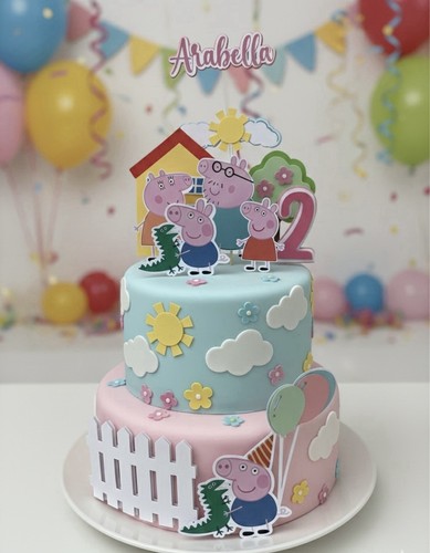 Cake topper peppa pig - peppa,