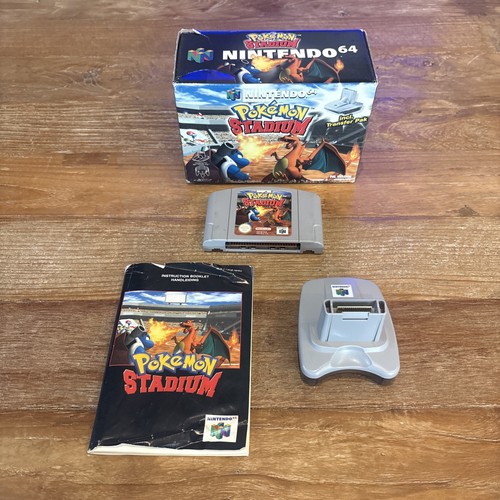 Pokemon stadium game box with - stadium,