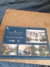 4x 500 piece Puzzle - Kinkade