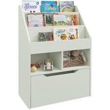 Kids Bookcase with Wheels