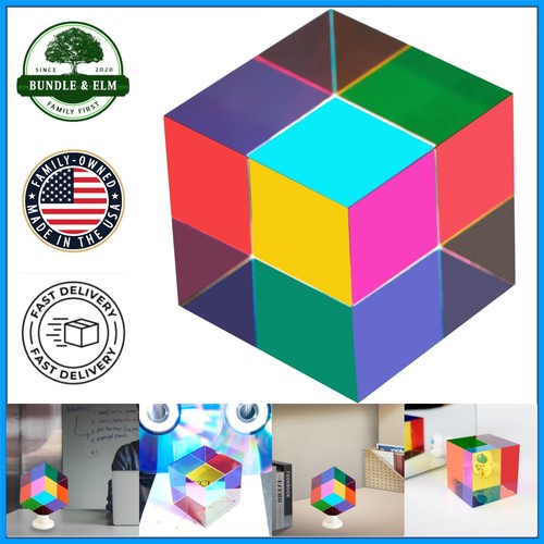 Acrylic mixing color cube - acrylic,