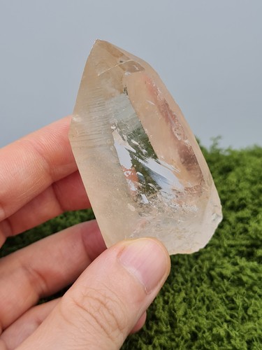 Rough tangerine lemurian - tangerine,