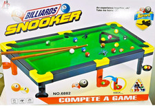 Kids Fun Mini 8 Ball Pool Table Top Snooker Game Set Indoor, Family, Party