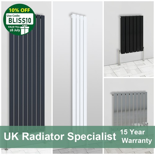 Designer flat panel radiator - panel,
