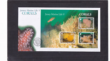 Jersey Marine Life FDC choice of years stamps MS shells coral fish anemones crab