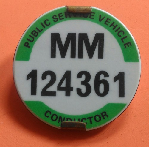 Psv bus conductor badge pcv - conductor,