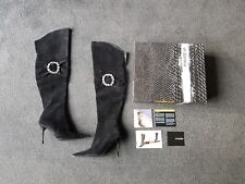 El Dantes Boots Black Suede