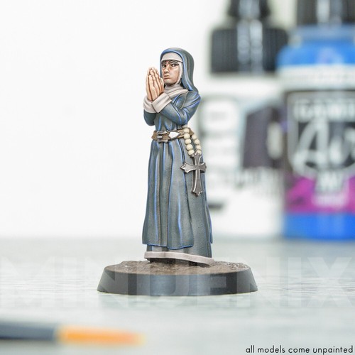 Nun priest cleric fantasy - nun,