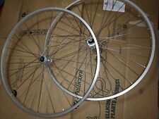 shimano parallax 700c Rear Front Wheel Alloy Hybrid MTB 36H Mountain Bike Sliver