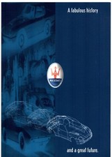 Maserati Trident Approved Used Cars Early 2000s UK Market Foldout Brochure 