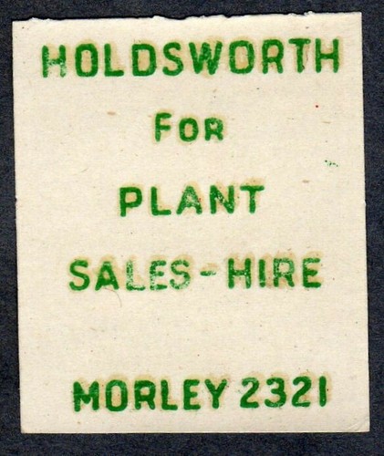 1950s holdsworth plant hire - plant,