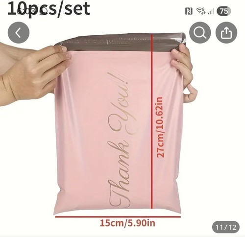Pink thank you packaging - you,