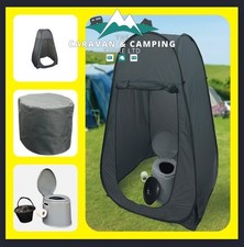 6L Portable Camping Toilet Potty Loo Toilet Tent Fishing Festivals Camping Beach