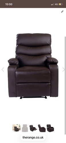 Recliner chair bonded - chair,