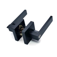 Internal Door Handle Entry Cloakroom Bedroom Door Lever Lock Set Kit With Keys