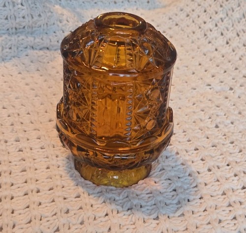 Vintage indiana amber glass - indiana,