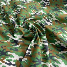 Polycotton Fabric Camouflage