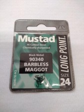 MUSTAD BARBLESS MAGGOT HOOKS