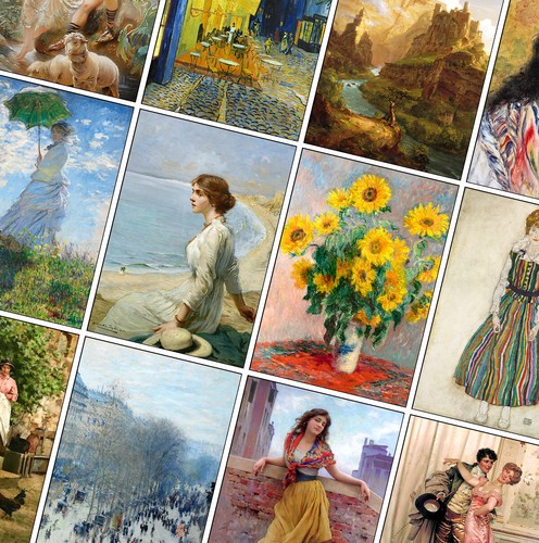 Vintage art reproduction - vintage,