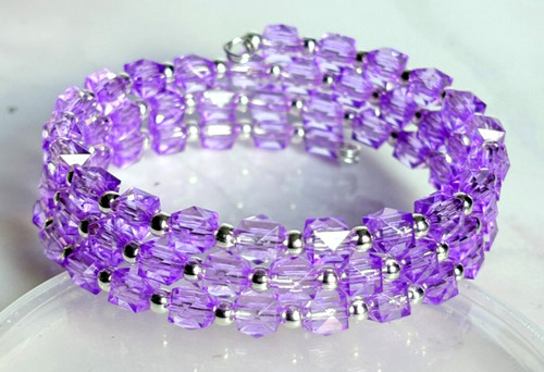 Coil purple coloured square - 3,