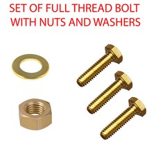 BRASS Sets Bolts Nuts and