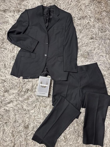 Men cerruti suit - suit, black