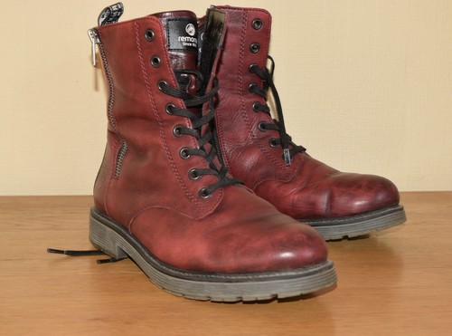 Remonte rieker red leather - rieker,
