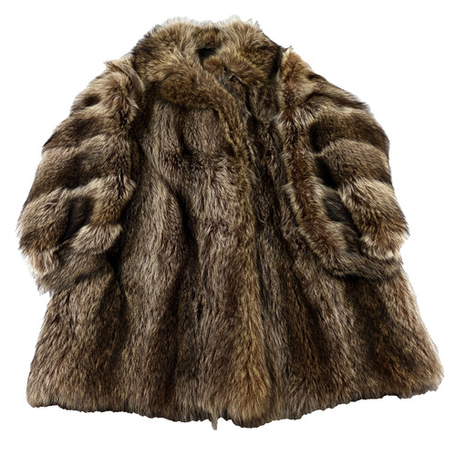 Womens vintage genuine raccoon - womens,