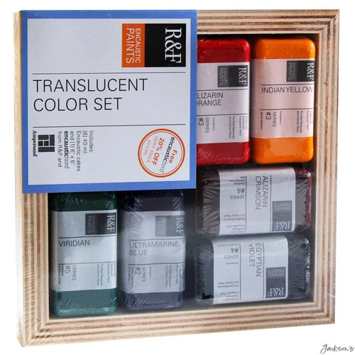Encaustic wax paint set 6 - r&f,