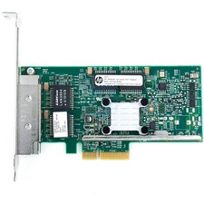 HP 649871-001 331T Quad Port RJ45 - 1Gbps Full Height PCIe-x4 647594-B21 NIC