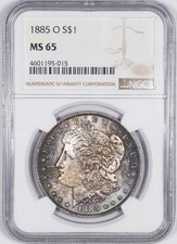 1885-O NGC MS65 Morgan Silver