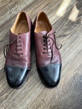 BRITISH ARMY ISSUE MENS BROWN LEATHER OFFICERS SHOES SIZE 9M