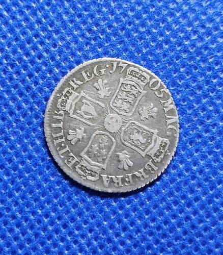 1705 sixpence queen anne - sixpence,