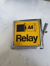 AA Relay Automobile Association Classic Car Badge Vintage