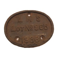 Railwayana LMS Lot No. 965