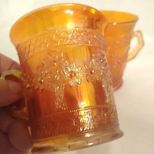Vintage fenton orange tree - vintage,