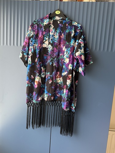 Floral multicolored black - multicolored,