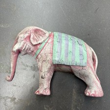 Circus Elephant Hand Painted Plaque Of A Circus Sign