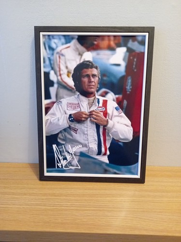Steve mcqueen replica signed - replica,