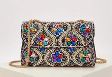 Multicolor Jewel Embellished
