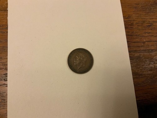 1933 george half penny - ,