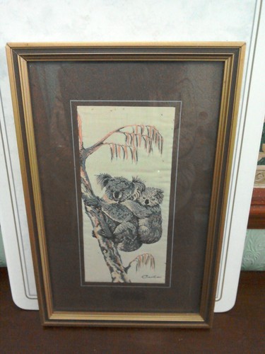 Cash wood framed koala - wood,
