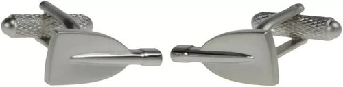 Rowing oars cufflinks - cufflinks, silver