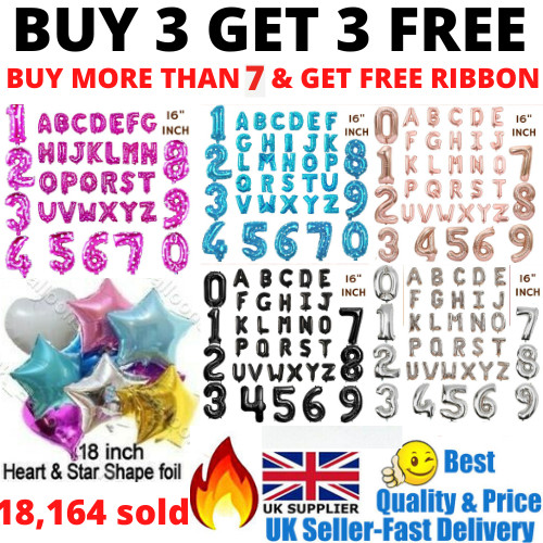 Letters numbers foil self - numbers,