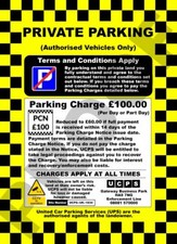No Parking Metal Sign