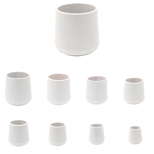 Ferrules end caps white - end,