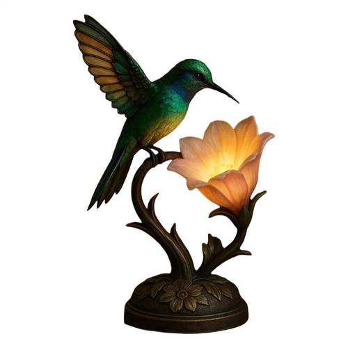 Flower table lamp - table, warm