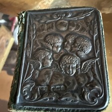 Antique Miniature 4.6" Book of
