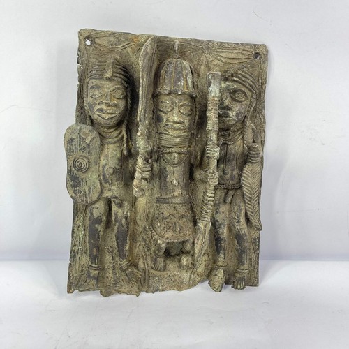 Benin bronze adorned cast - benin,